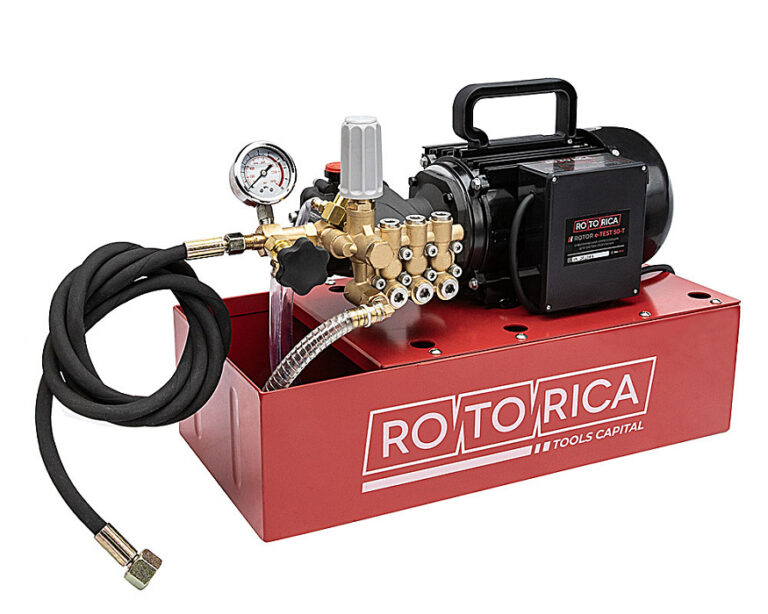Электрический опрессовщик Rotor e-Test 50T с баком 18л