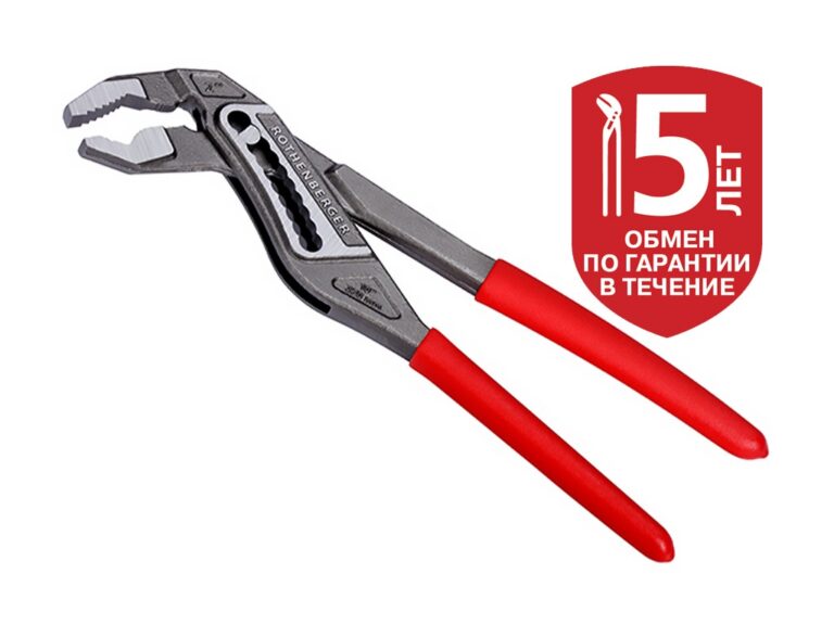 Универсальные клещи ROGRIP M 7" 1K c пластиковыми рукоятками (Рогрип) ROTHENBERGER 1000002697