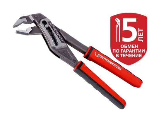Универсальные клещи ROGRIP M 7" 2K с пластиковыми рукоятками (Рогрип) ROTHENBERGER 1000002698