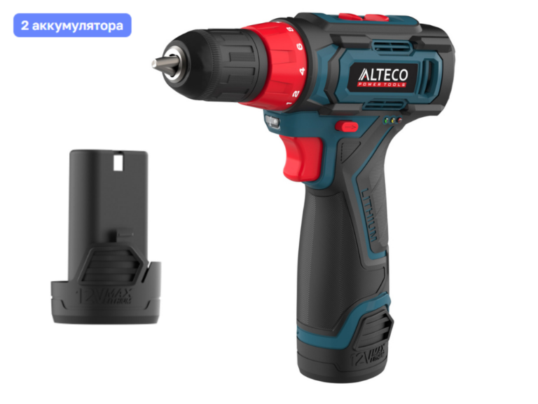 Аккумуляторная дрель-шуруповерт ALTECO CD 12-23 X2