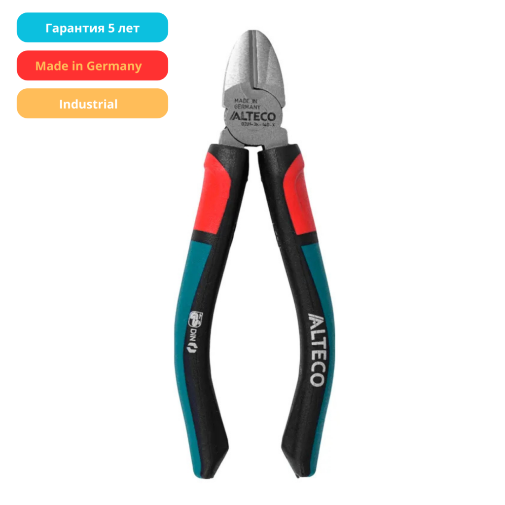 Бокорезы 160 мм, 3К рукоятка ALTECO Industrial 0201-3K-160-X