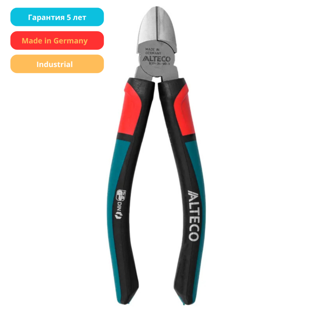Бокорезы 140 мм, 3К рукоятка ALTECO Industrial 0201-3K-140-X