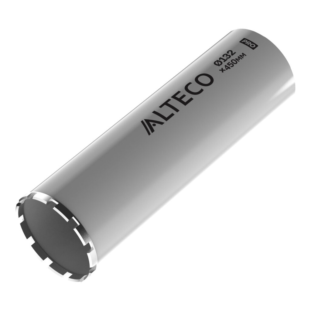 Алмазная коронка ALTECO Pro 132х450