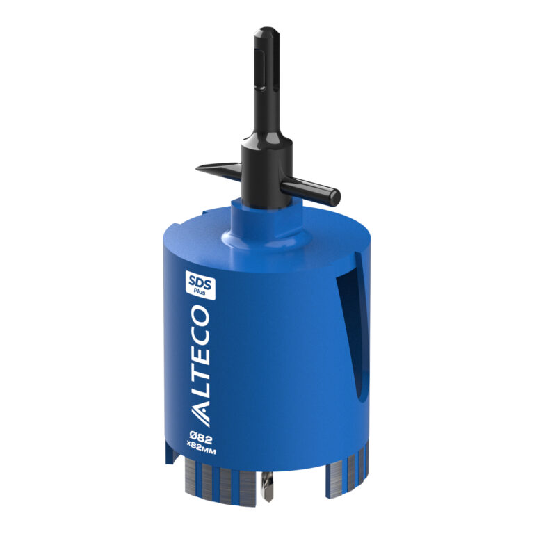 Алмазная коронка по железобетону ALTECO 82x82 SDS-Plus